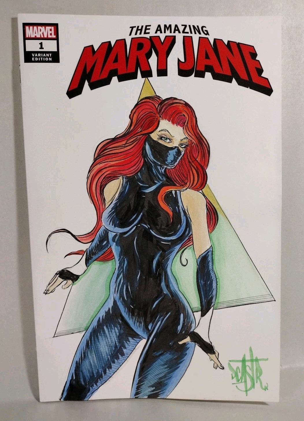 Amazing Mary Jane (2019) Marvel Sketch Cover Variant W Original Dave Castr Art