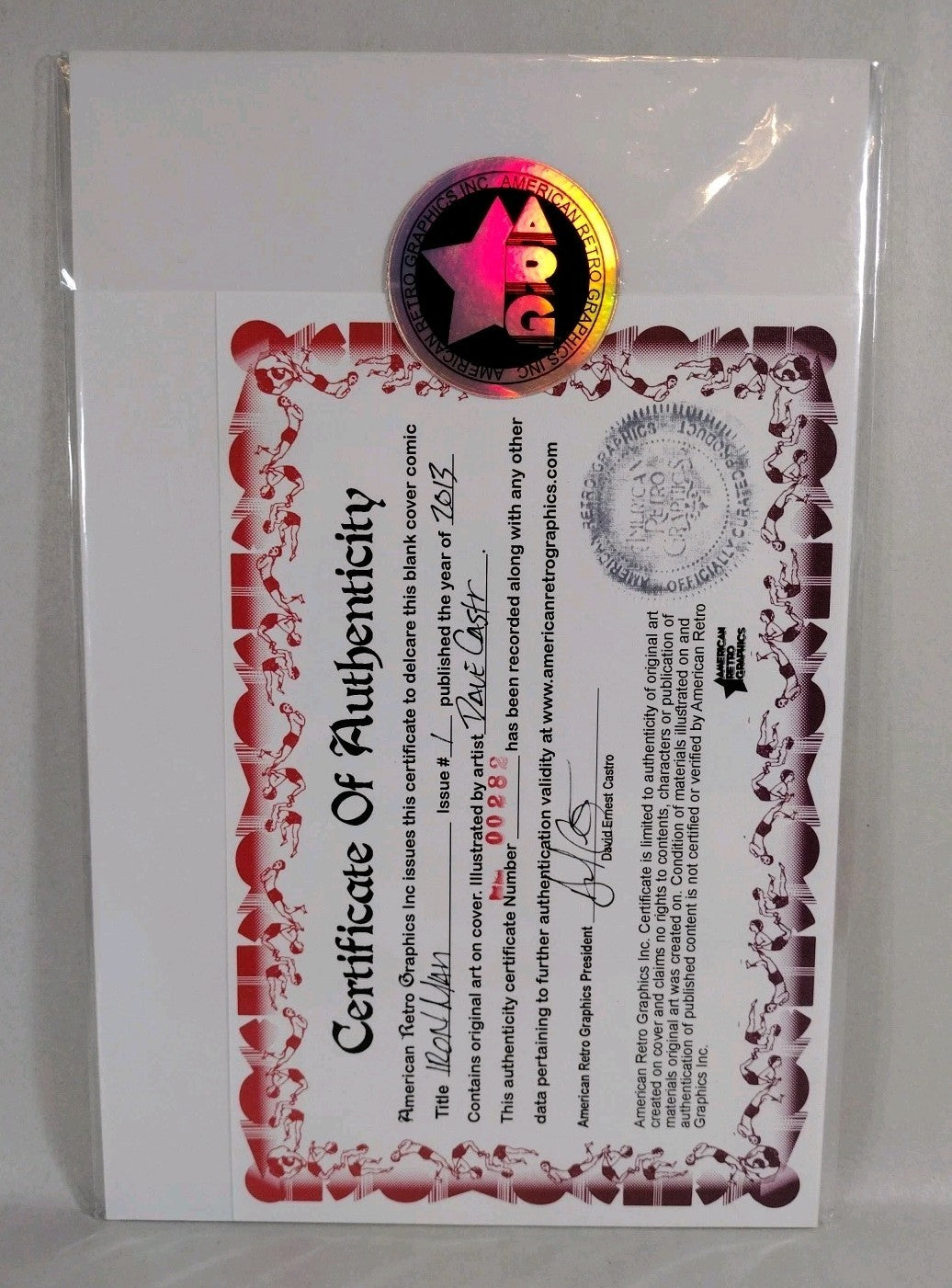 Iron Man #1 (2013) Marvel Comic Sketch Variant Cover w Original Dave Castr Art