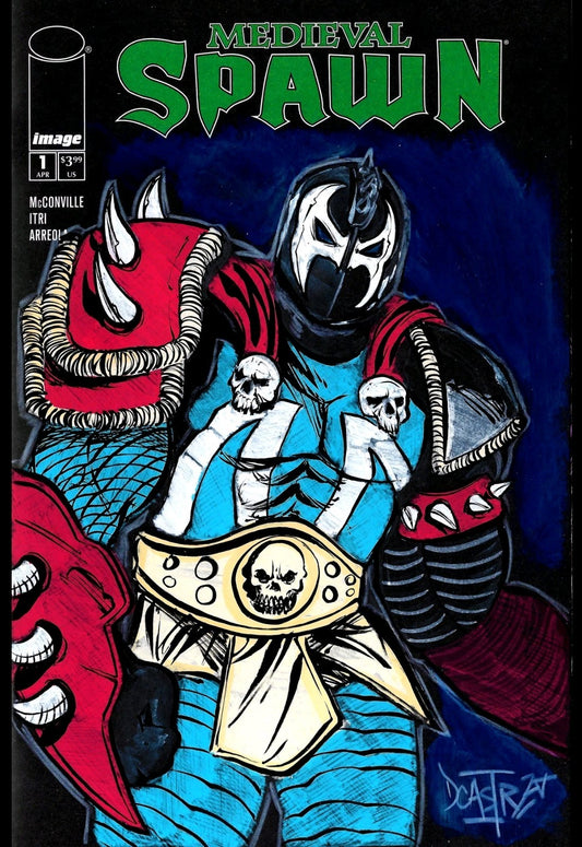 Medieval Spawn #1 (2025) Image Comic Sketch Cover Variant W Original DCastr Art