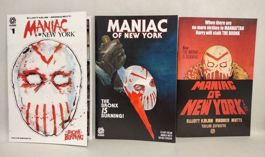 Maniac Of New York The Bronx Is Burning (2021) Aftershock Comic Lot Set #1 2 4