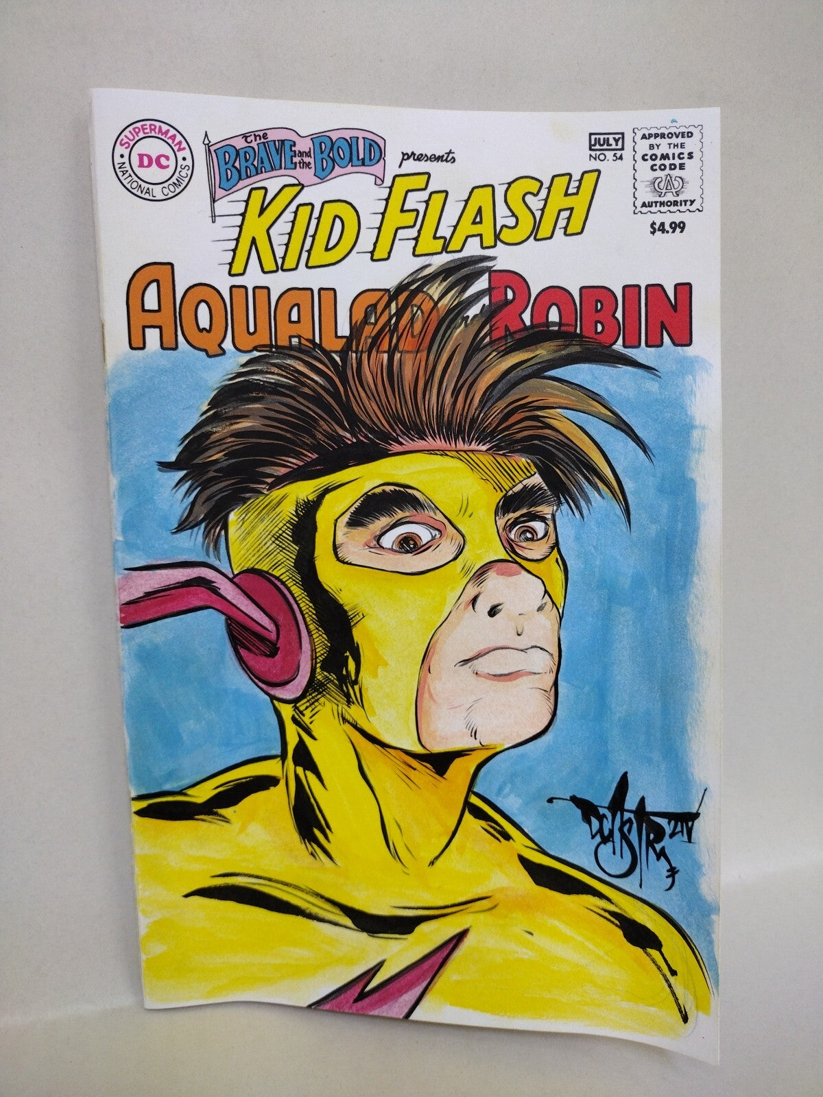 Brave And The Bold 54 DC 2024 Facsimile Edition Sketch Var W Original DCastr Art