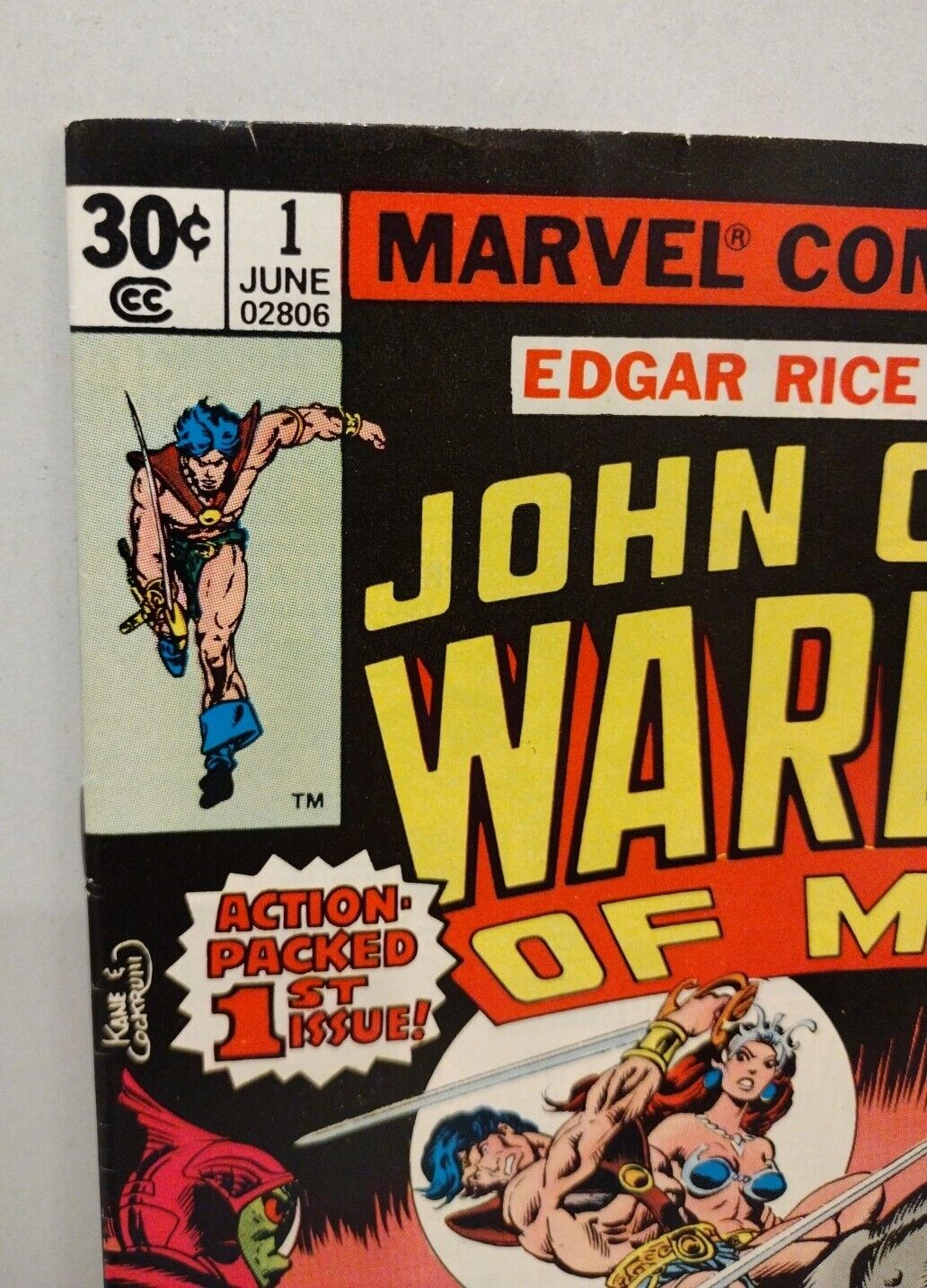 John Carter Warlord Of Mars (1977) Marvel Comic Lot #1 2 3