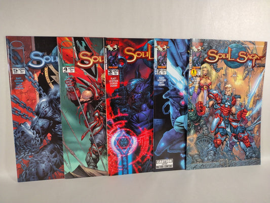 Soul Saga (2000) Image/Top Cow Complete Stephen Platt Comic Series 1 2 3 4 5 