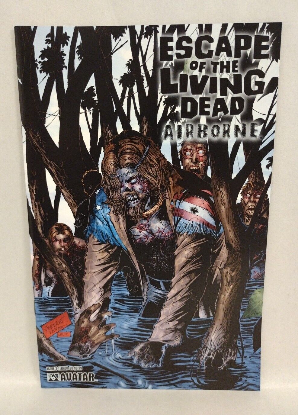 Escape Of The Living Dead Airborne (2006) 1 2 3 Complete Avatar Comic Miniseries