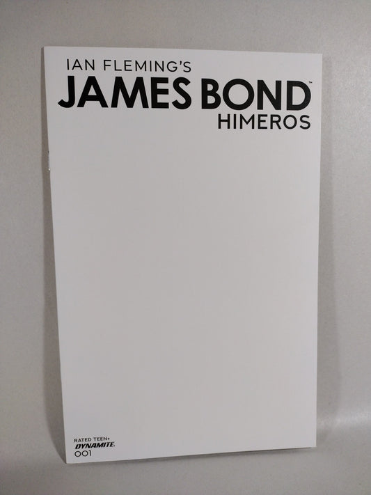 James Bond Himeros #1 (2021) Dynamite Comic Blank Sketch Variant Cover NM