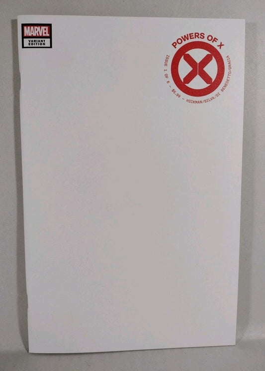 Powers Of X #1 (2019) Marvel Comic Blank Sketch Variant Cover NM