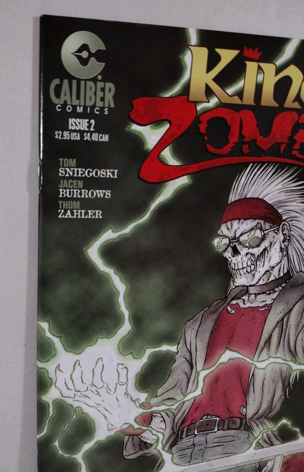 Zombie King #1 2 (1998) Caliber Comic Tom Sneigoski Jacen Burrows VF