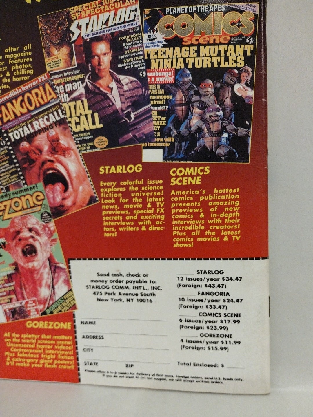 FANGORIA Magazine #102 (1991) Women Of Horror Scream Queens Issue NMOES