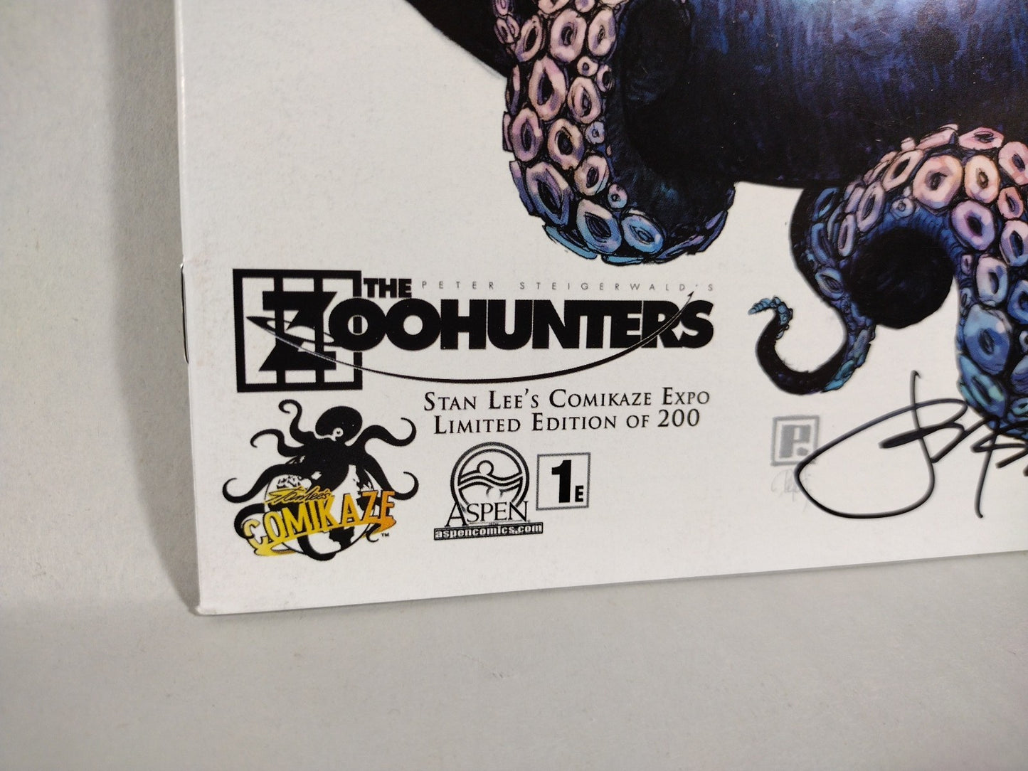 Zoo Hunters#1 (2014) Aspen Comic Signed Peter Steigerwald Variant LTD 200
