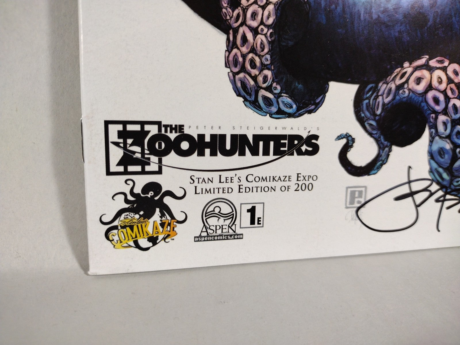 Zoo Hunters#1 (2014) Aspen Comic Signed Peter Steigerwald Variant LTD 200