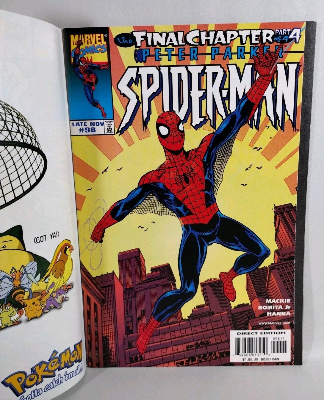 Spider-Man Final Chapter (1998) Marvel Comic Complete Story Arc Pt 1 2 3 4 Error