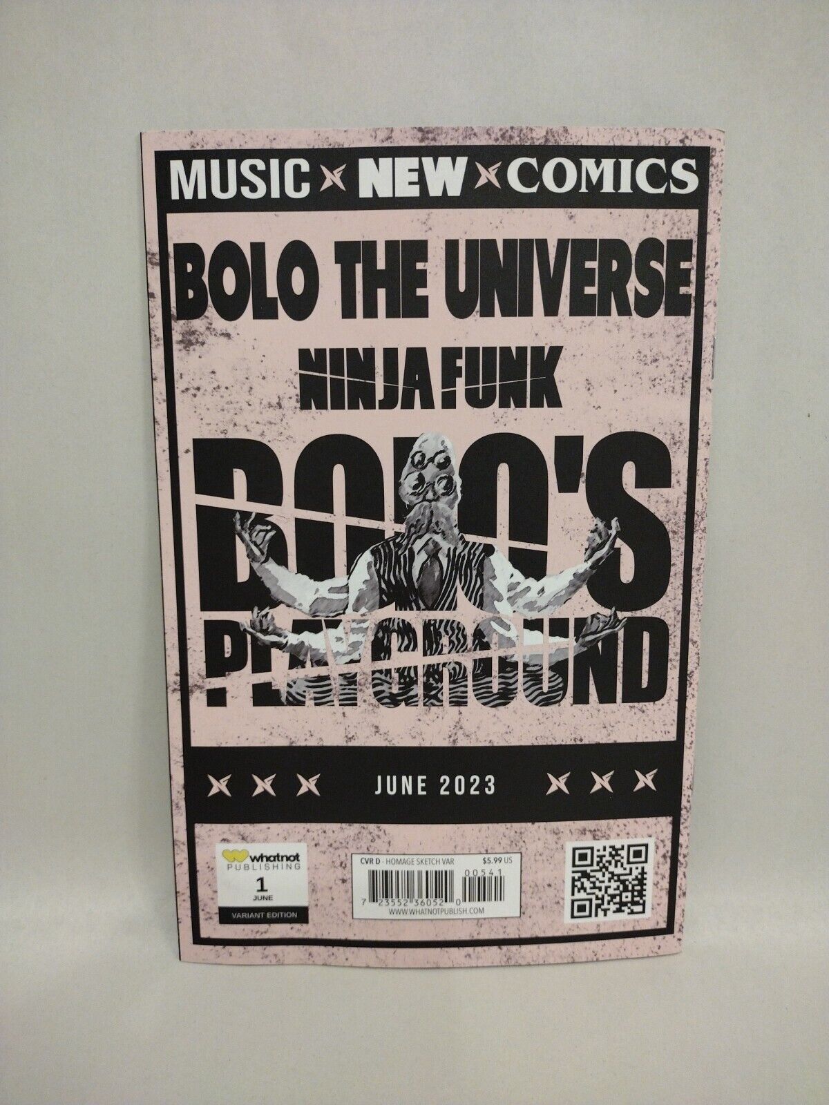 Ninja Funk Bolo's Playground #1 Whatnot Massive Sketch Variant W Original Art