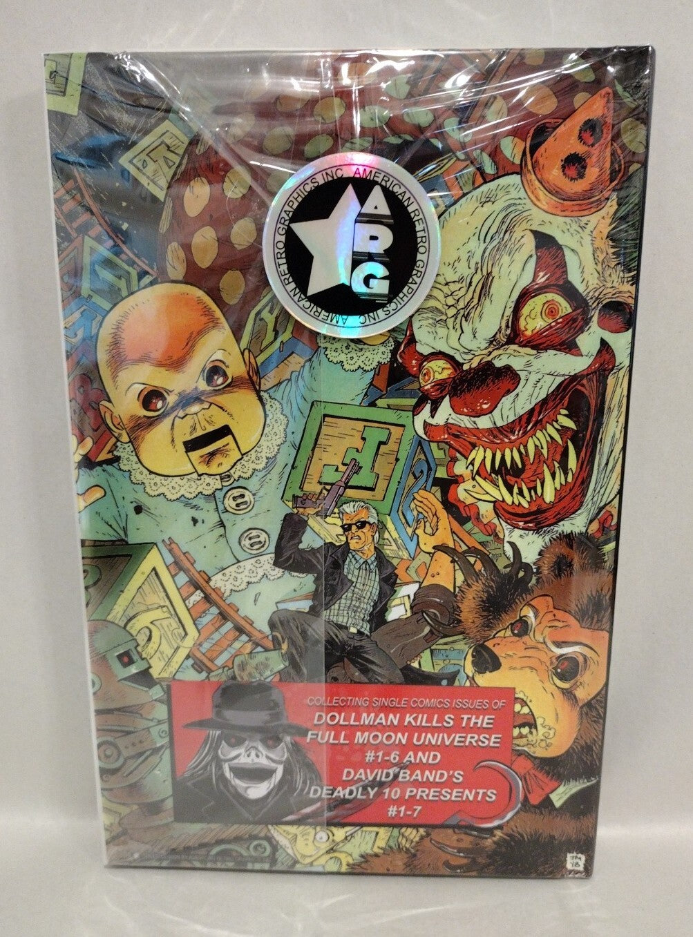 Full Moon Comix Library Edition Custom Bound Comic Hardcover ARG 166 Deadly Ten