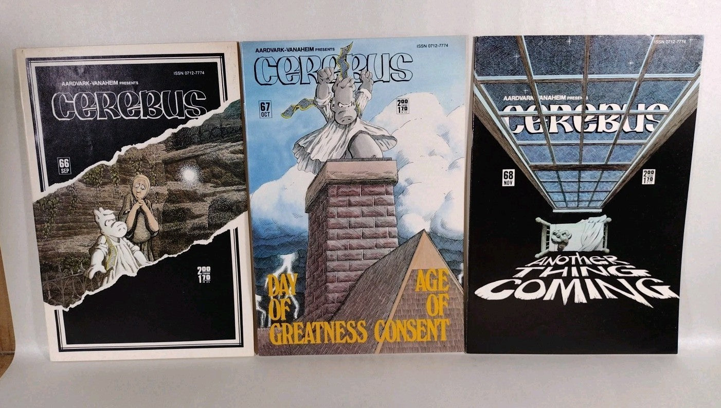 Cerebus The Aardvark 51-113 (1991) Dave Sim Complete Church & State Pt 1-60 +