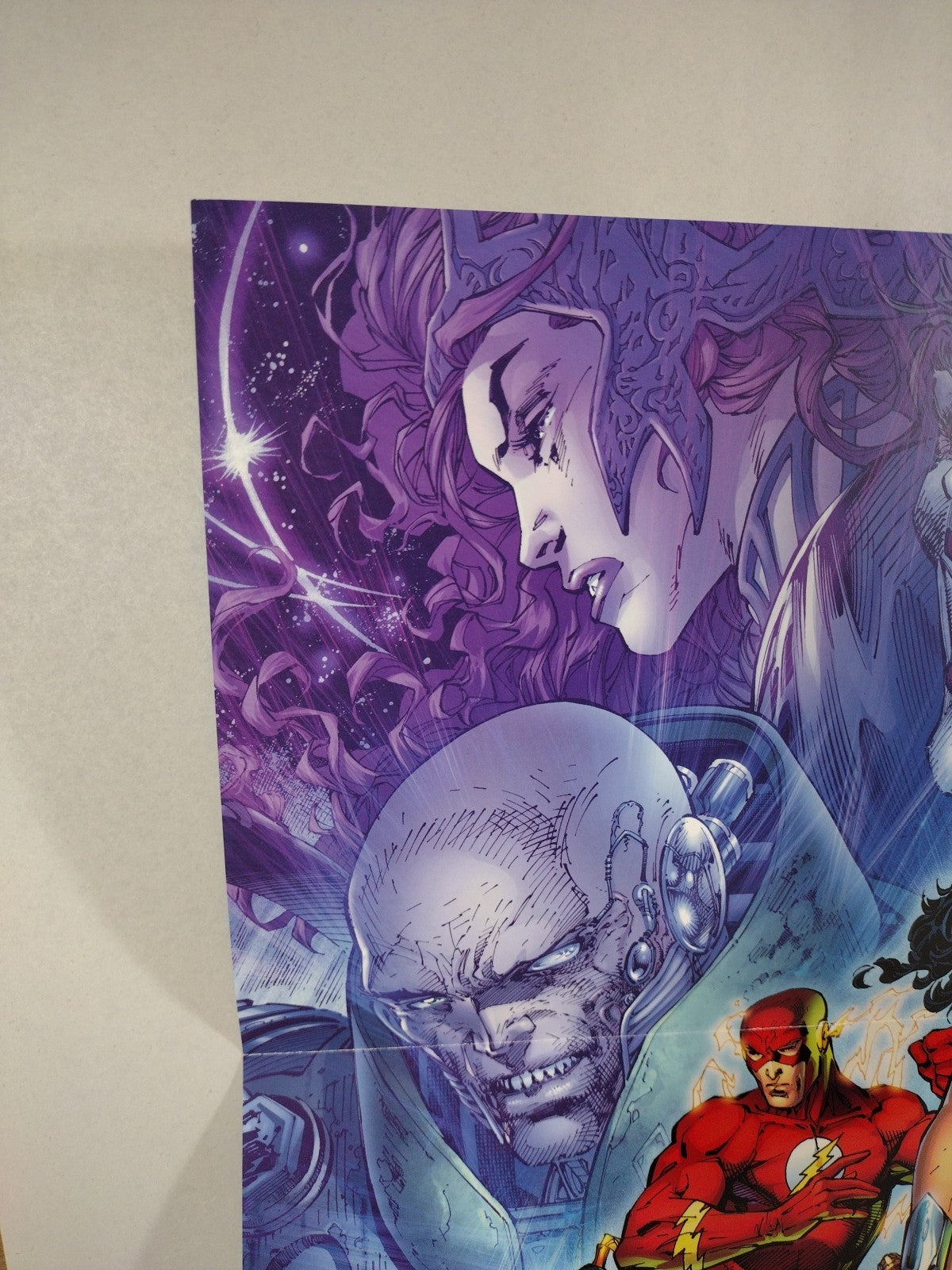 DC Universe (2009) Online Poster Double-Sided Promo Superman Batman 20.5 X 13.5"