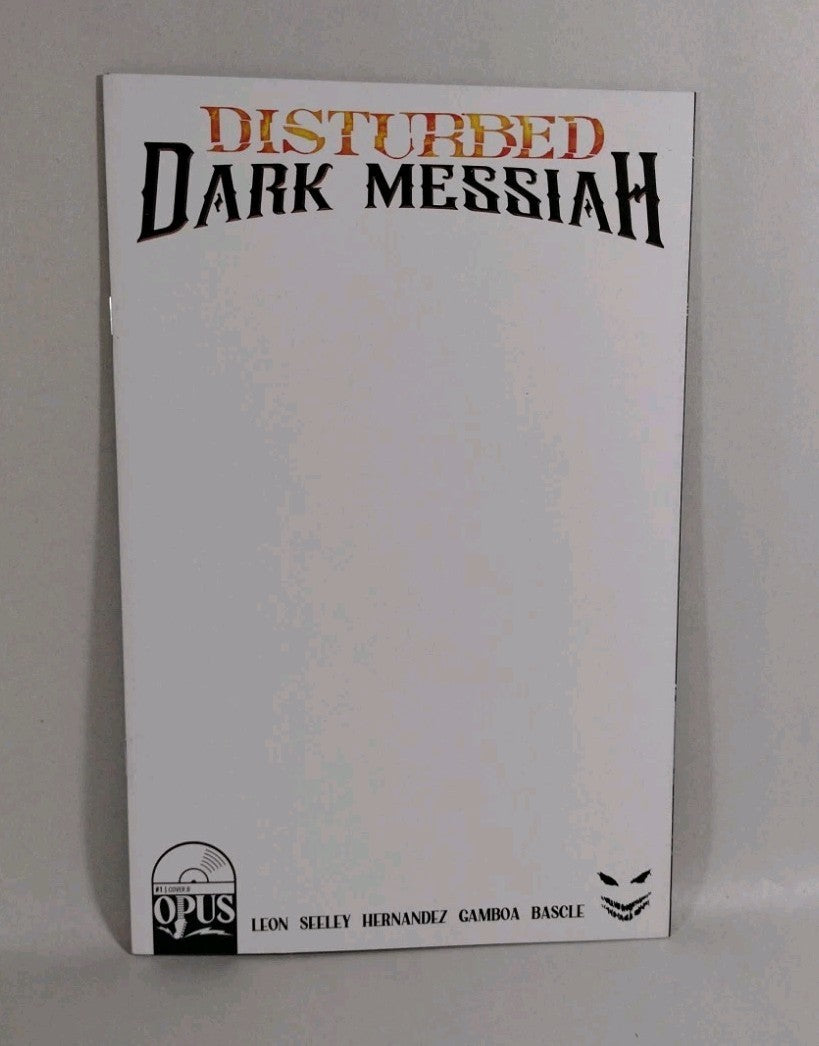 DISTURBED DARK MESSIAH #1 (2022) Opus Blank Sketch Variant Cover Comic NM