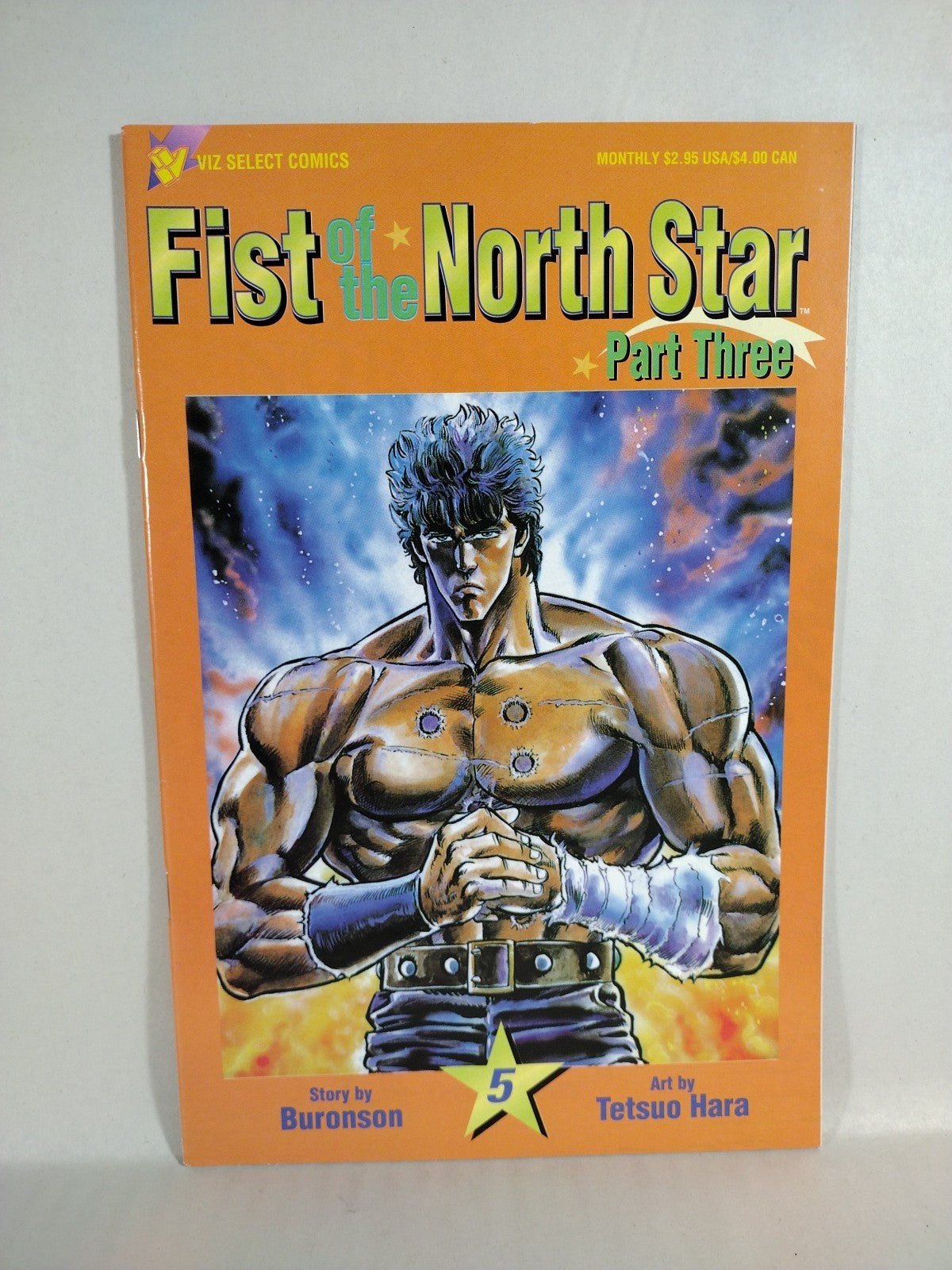 Fist Of The North Star (1995) Part 3 Viz Comic Lot #1 2 3 4 5 VF-NM