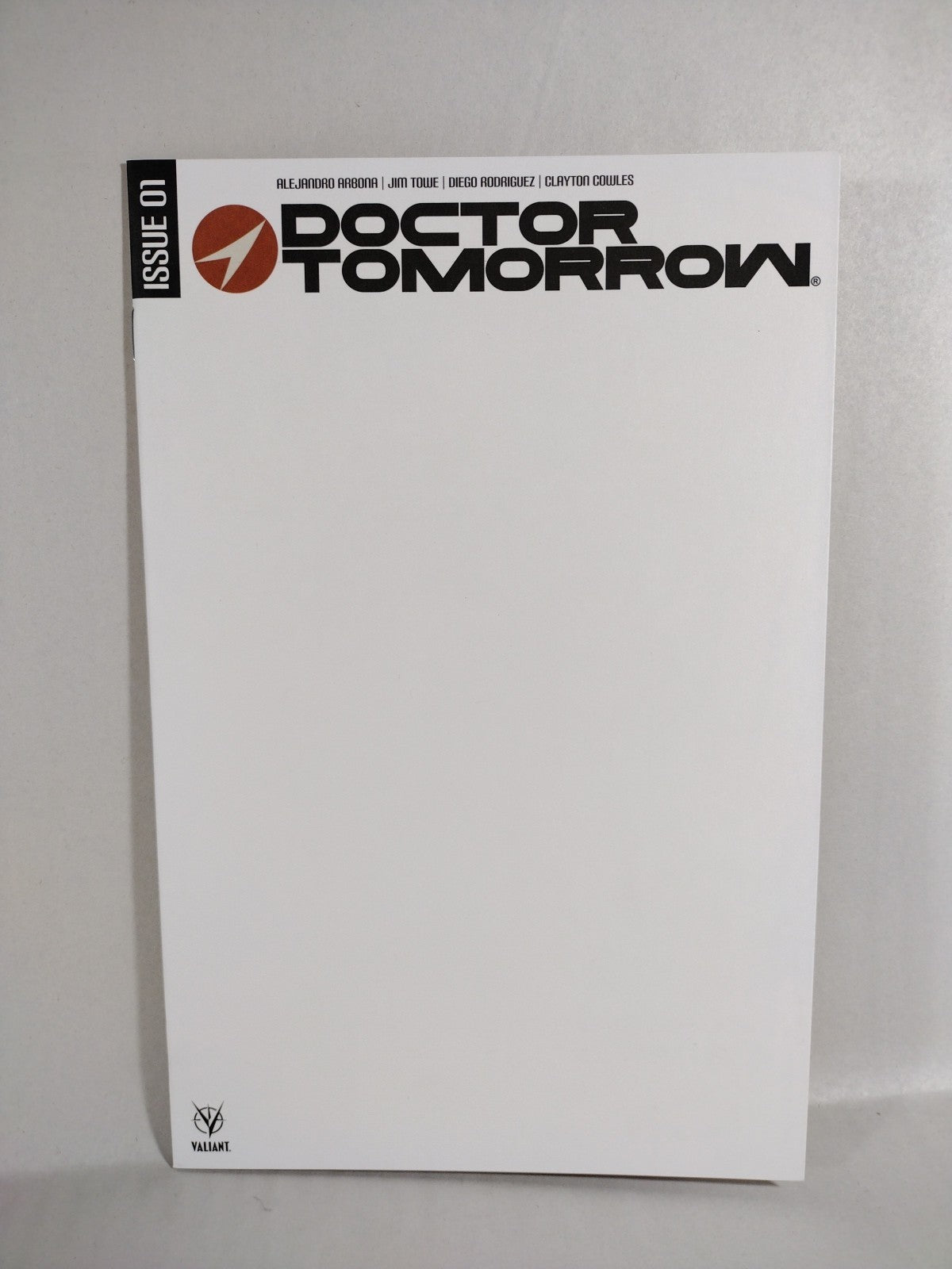 Doctor Tomorrow #1 (2020) Valiant Comic Blank Sketch Cover Variant New NM