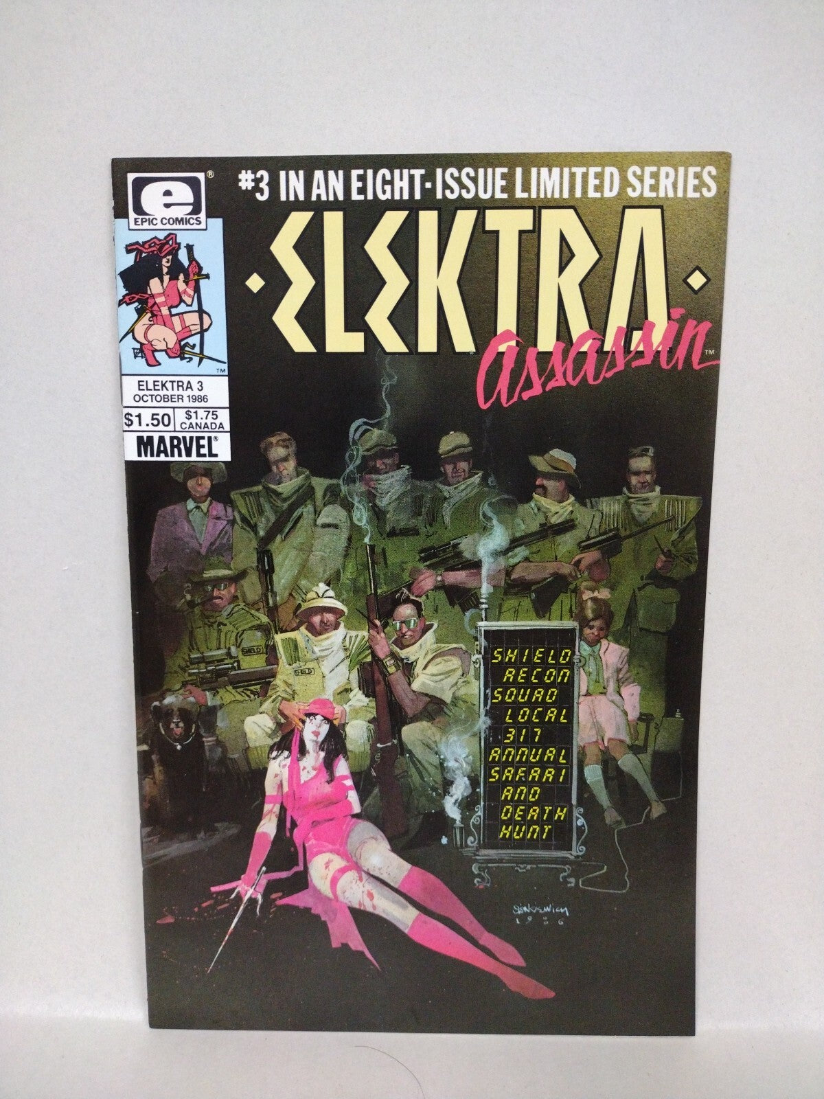 Elektra Assassin (1986) Marvel Comic Lot Set #1 2 3 4 5 7 8 Bill Sienkiewicz