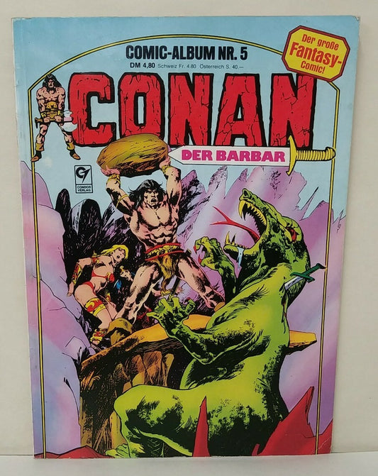 Conan The Barbarian Der Barbar Comic Album 5 (1984) German Text Edition