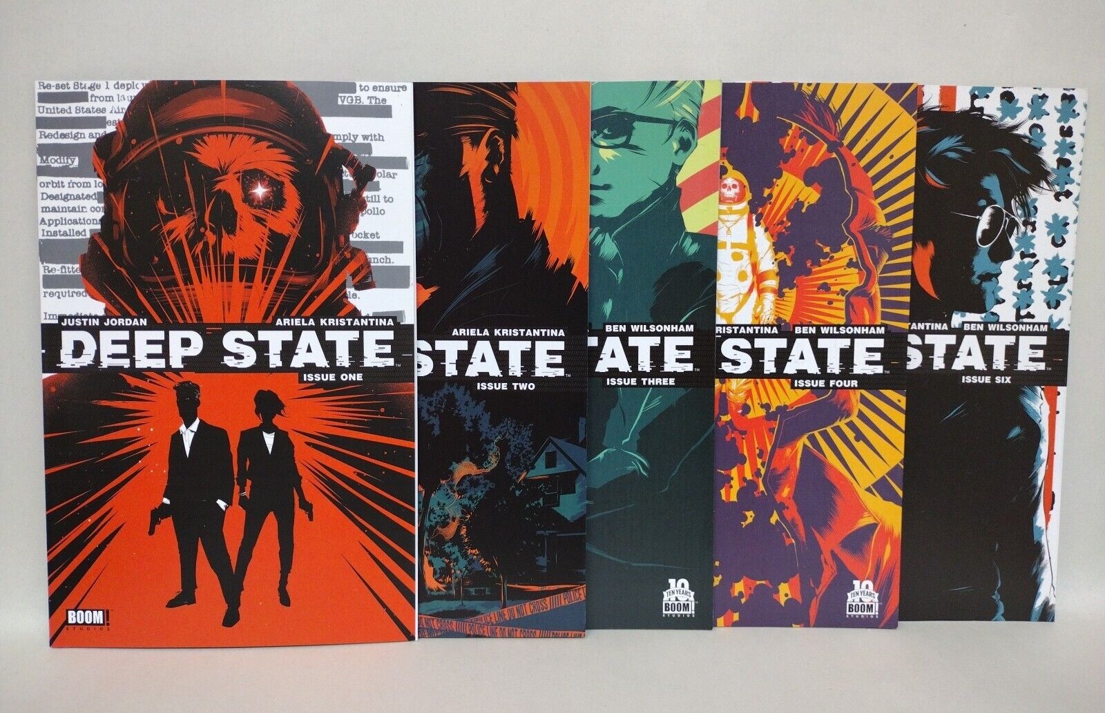 Deep State (2014) Boom Studios Comic Lot Set #1 2 3 4 6 NM Justin Jordan