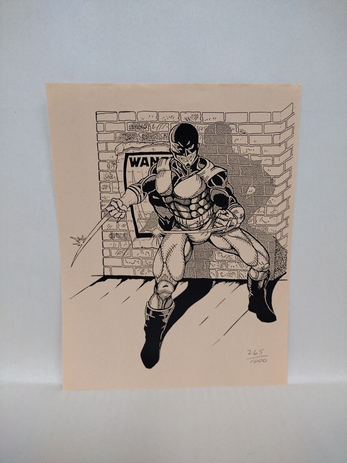 Grips Portfolio #6 (1987) Silverwolf Comics Rare Tim Vigil #'d 265/1000