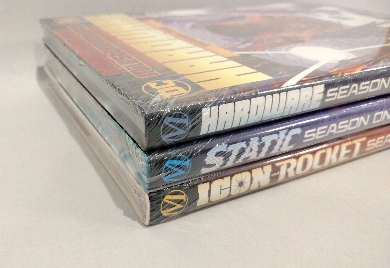 Dc Milestone Season 1 HC Set Of 3 Static Hardware Icon And Rocket New Sealed