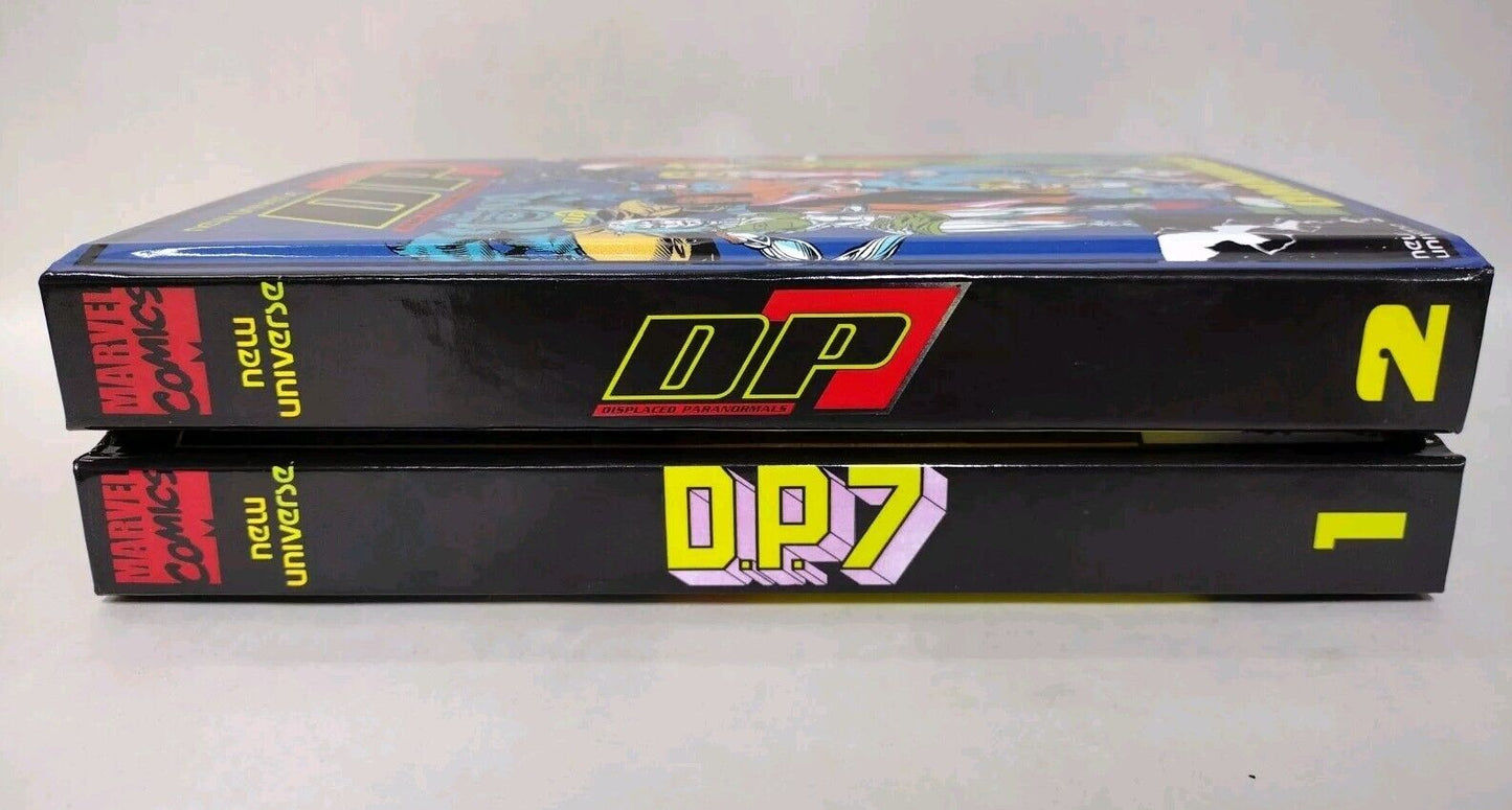 DP7 (1986) Custom Bound Marvel Comic HC Complete 2 BK Set #1-32 Annual Untold #1