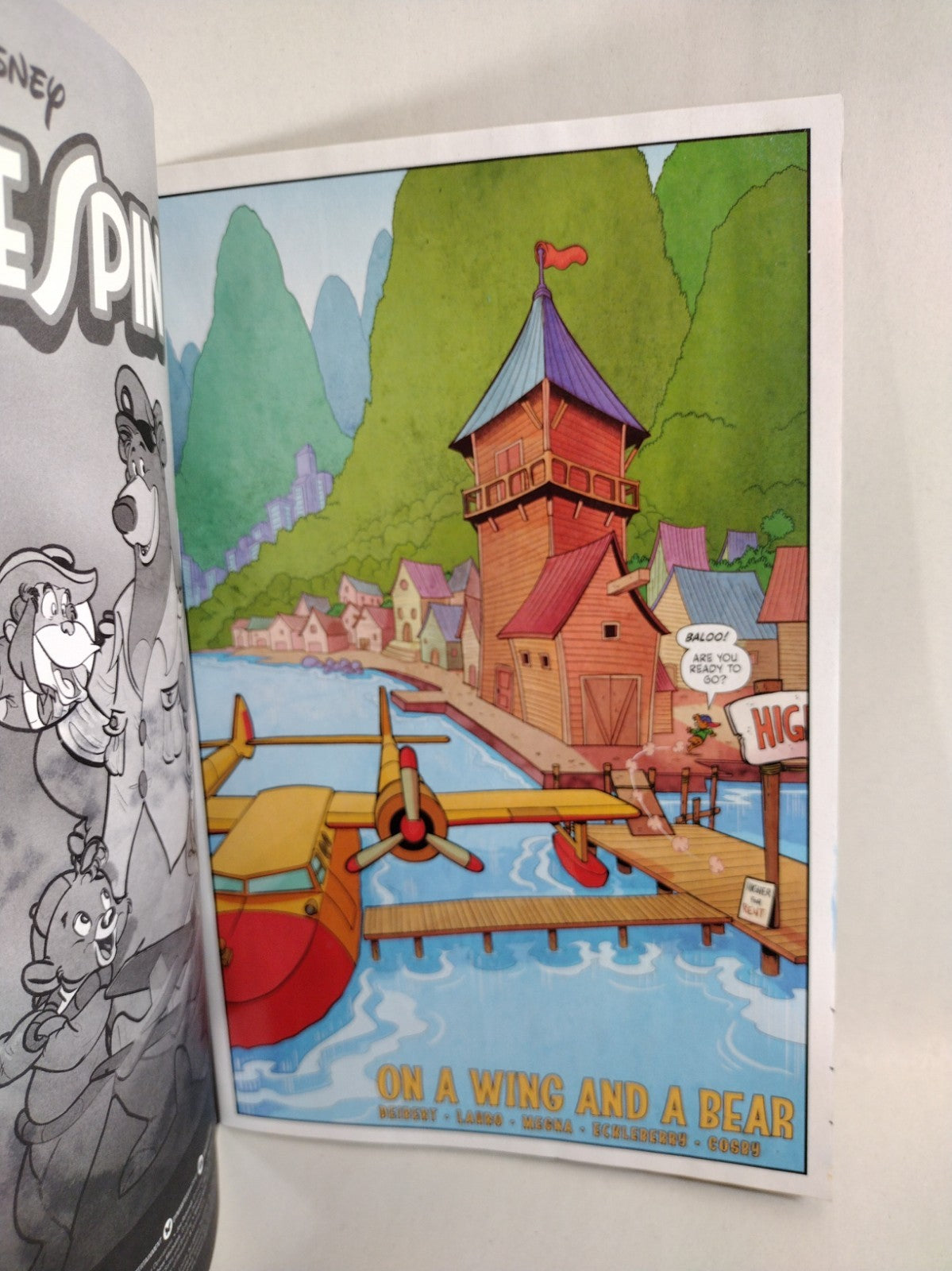 Talespin #1 (2026) Dynamite Sketch Cover Comic W Original Dave Castr Baloo Art