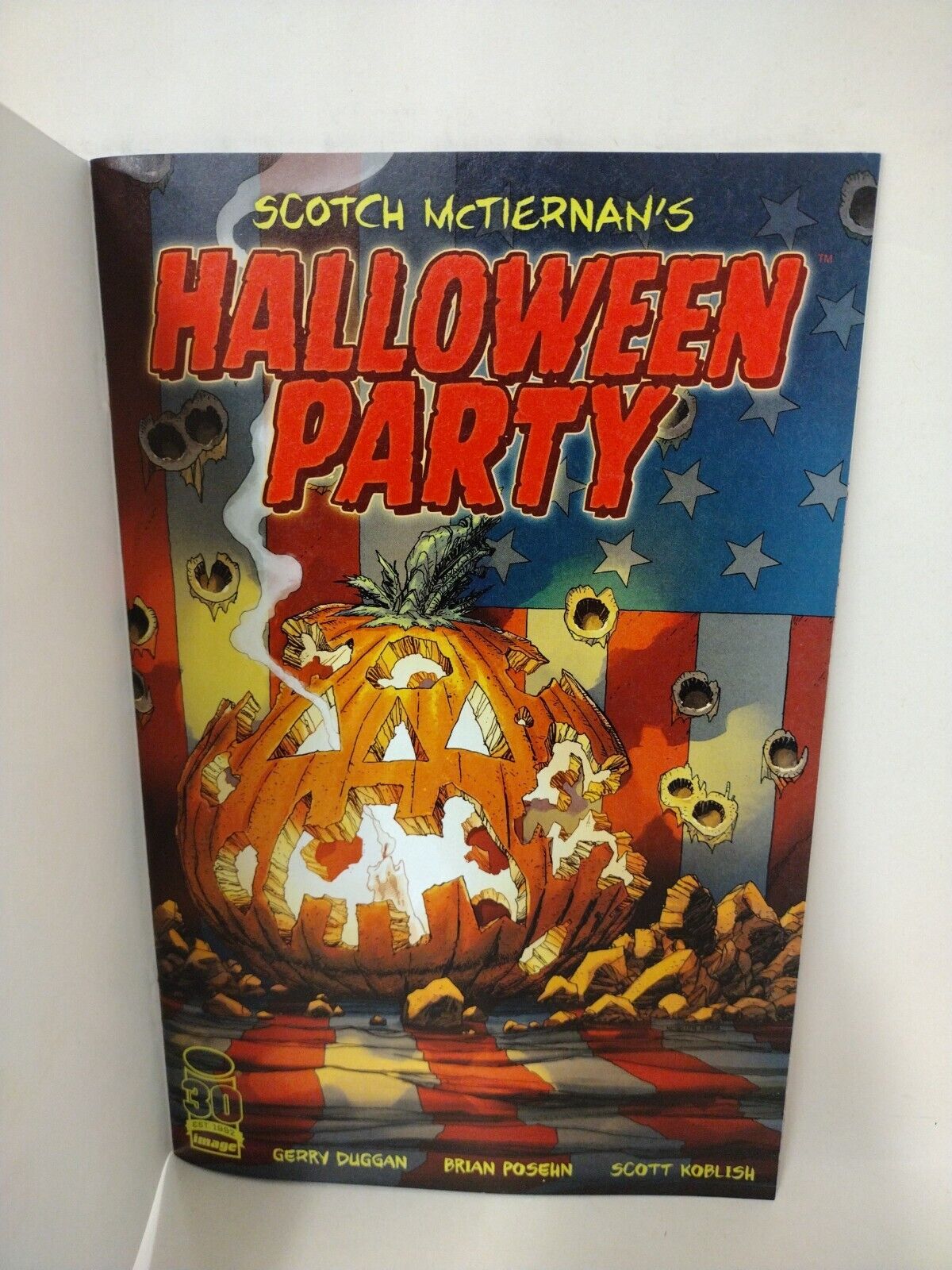 Scotch McTiernan Halloween Party 1 (2022) Image Blank Cover Comic W Original Art