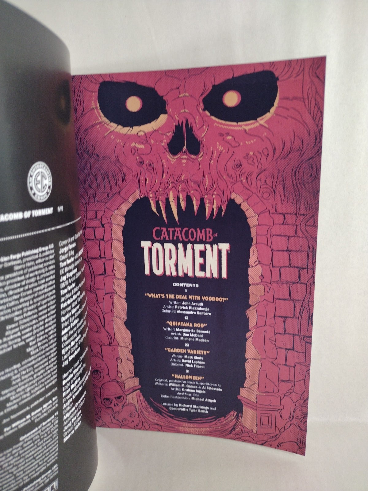 Catacomb Of Torment 1 (2025) Oni EC Comic Sketch Cover Var W Original DCastr Art