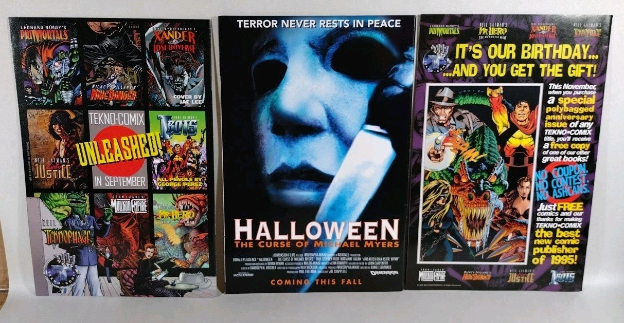 Mr Hero The Newmatic Man (1995) #1-18 Complete Tekno Comix Comic Series F-NM