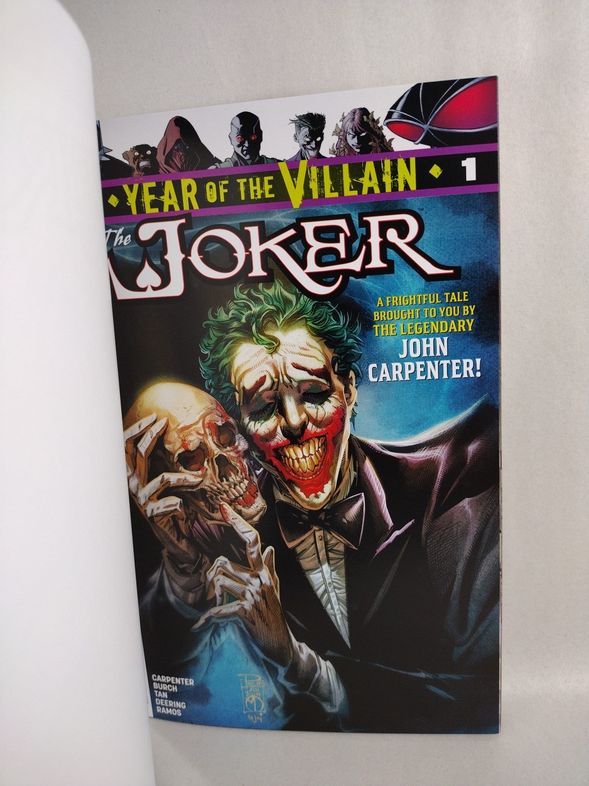 Joker Year Of The Villain #1 (2019) DC Blank Sketch Cover Variant Comic New NM