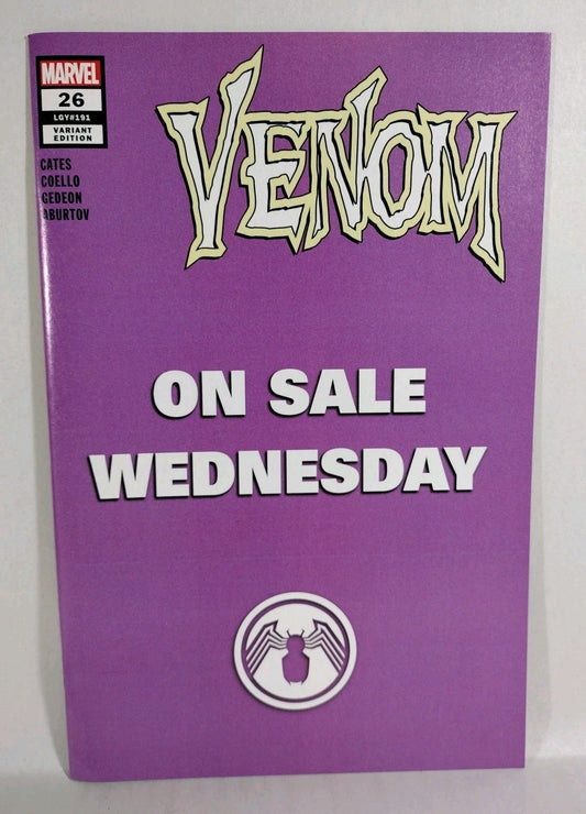 Venom #26 (2020) Marvel Comic Wednesday Error Variant Double Coupon 1st Virus