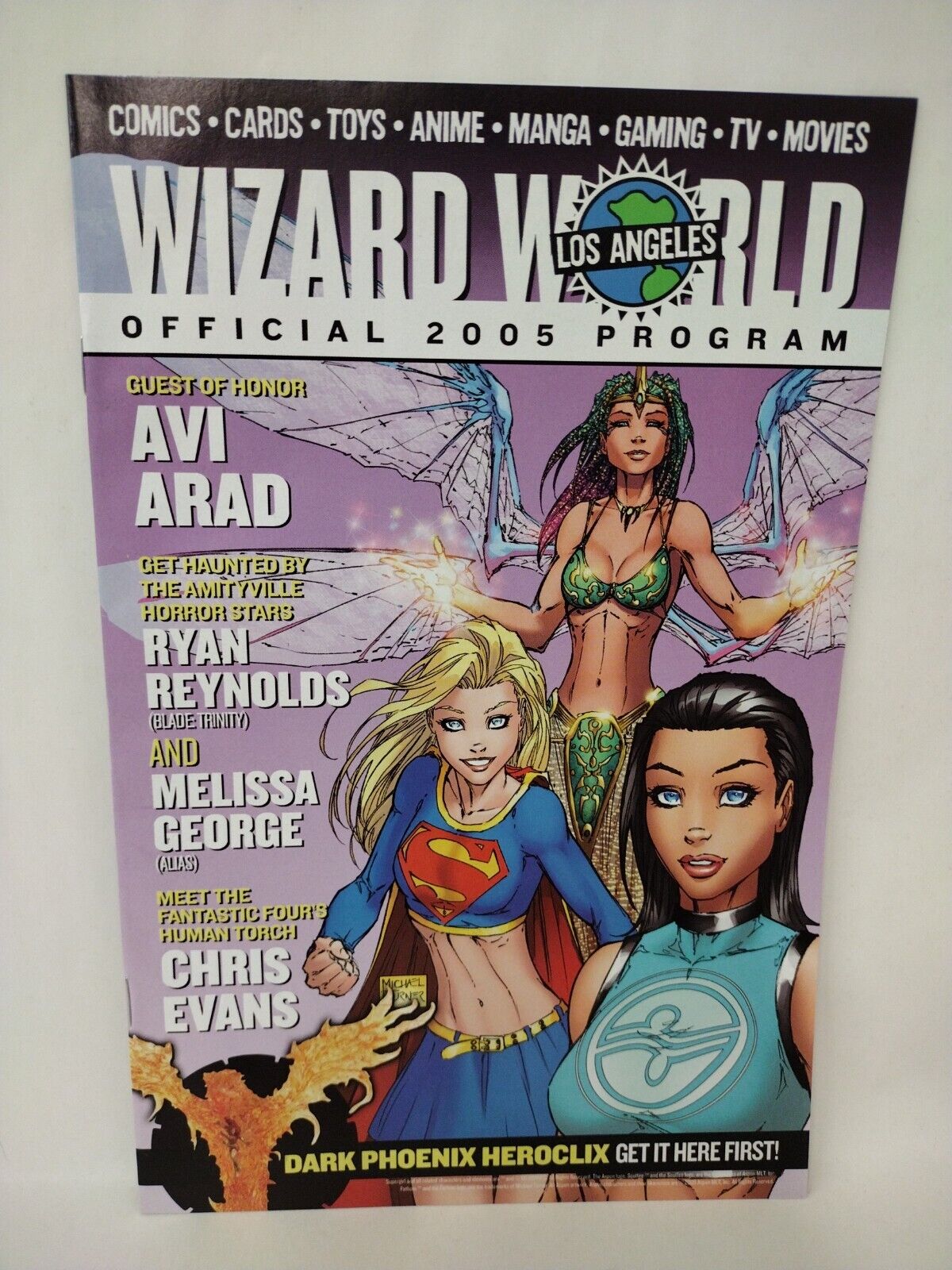 Wizard World Comic Convention Los Angeles 2005 Program Michael Turner Cover