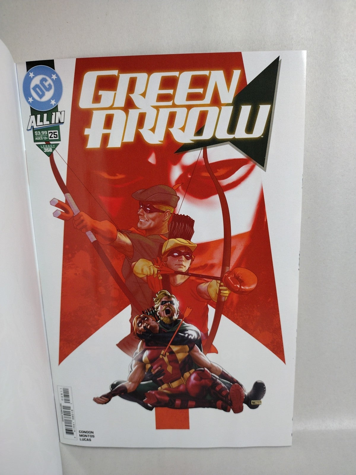 Green Arrow #25 (2026) DC Comic Sketch Variant Cover W Original Dave Castr Art