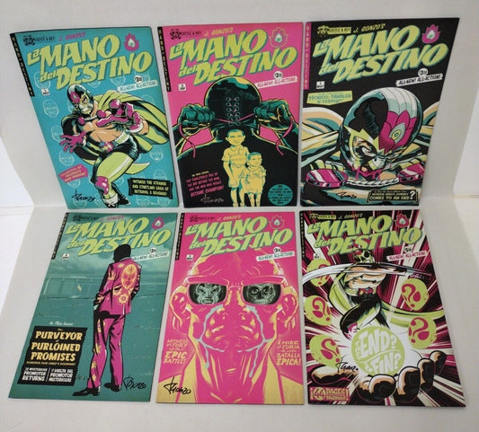 La Mano Del Destino (2011) Complete Comic Set #1-6 Castle & Key Signed J Gonzo