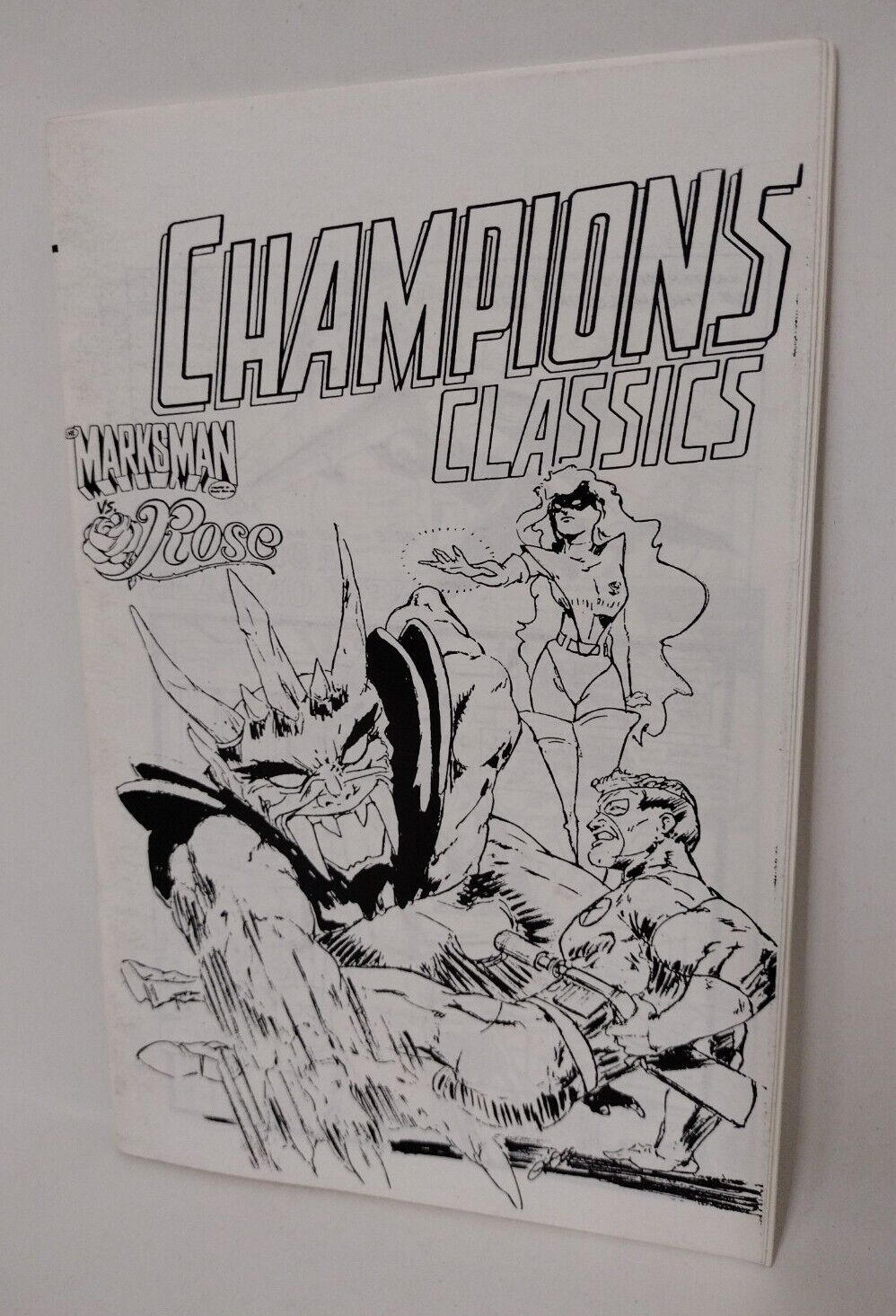 Flare Adventures #4 Champions Classic (1993) Flipbook Rare Production Ashcan