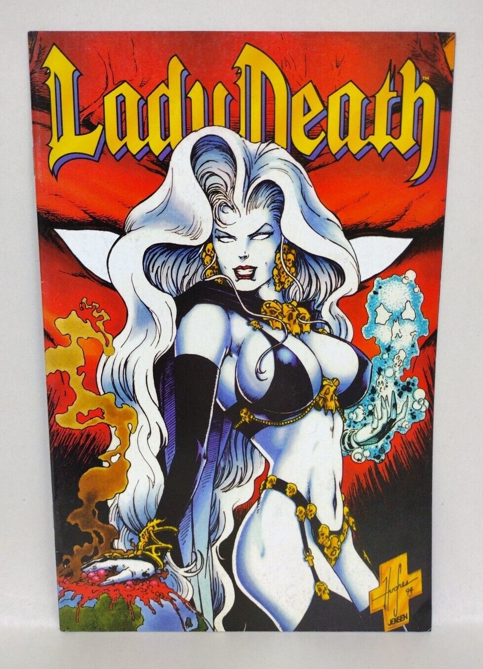 Lady Death Between Heaven & Hell (1995) Complete Chaos Comic Set Steven Hughes 