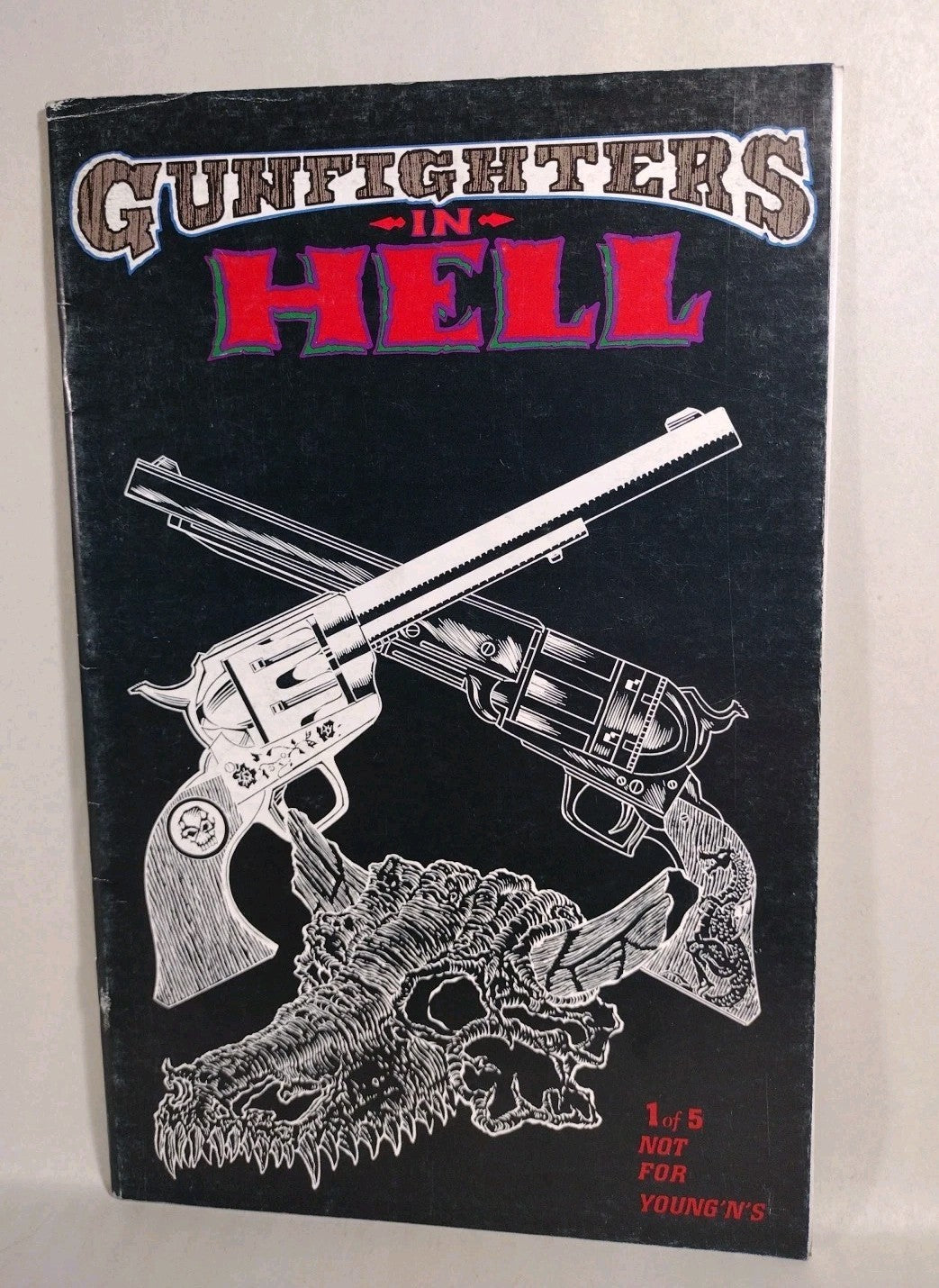 Gunfighters In Hell (1993) Rebel Studios Joe Vigil Comic Lot Set #1 2 4 5