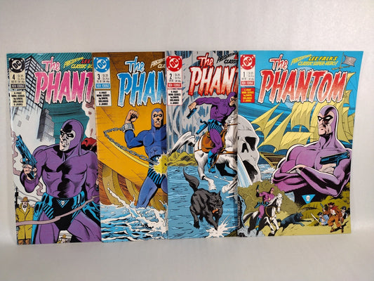 Phantom (1988) Complete DC Comic Mini-series #1 2 3 4 Lee Falk VF-NM