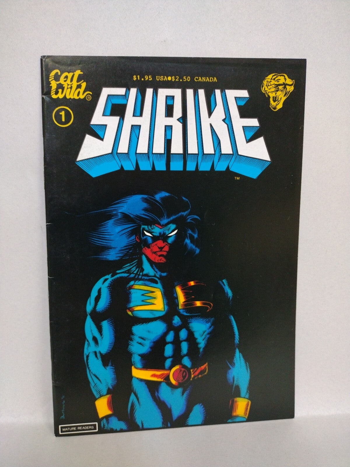 Shrike (1987) Victory Comic Lot Set #1 2 (1990) #1 Cat Wild Robert Durham VF