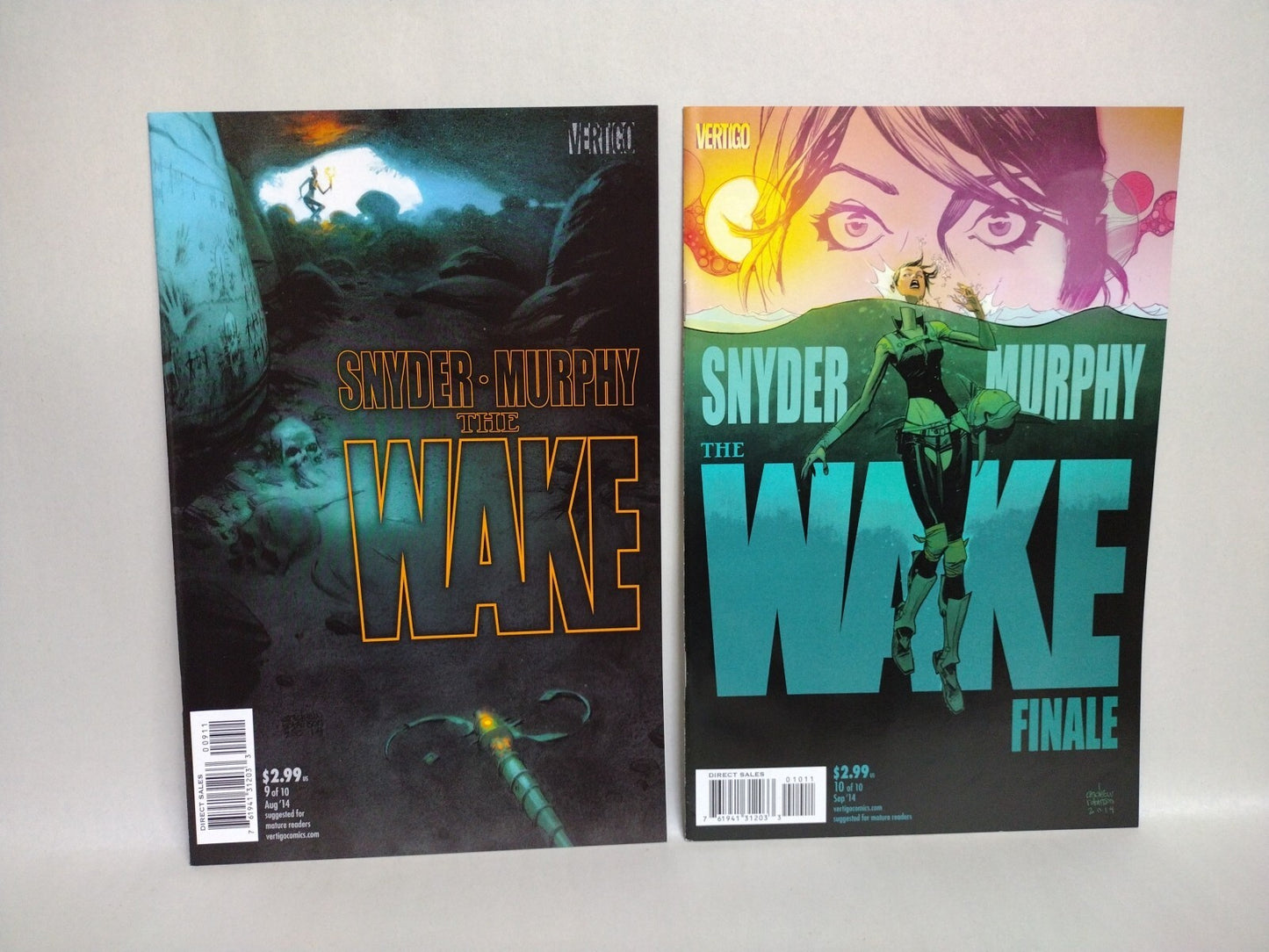 The Wake (2013) Complete Vertigo Comic Set #1-10 Scott Snyder Sean Murphy NM