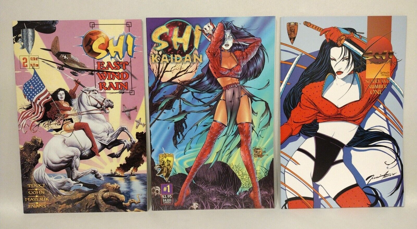 Shi (1994) Complete Crusade Comic 26 pc Lot Set Way Of Warrior #1-12 +Crossovers