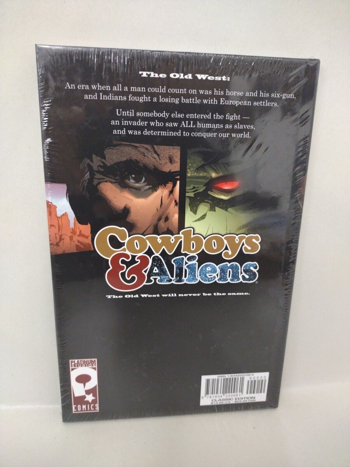 Cowboy And Aliens Hardcover Platinum Studios Classic Edition Variant New Sealed 