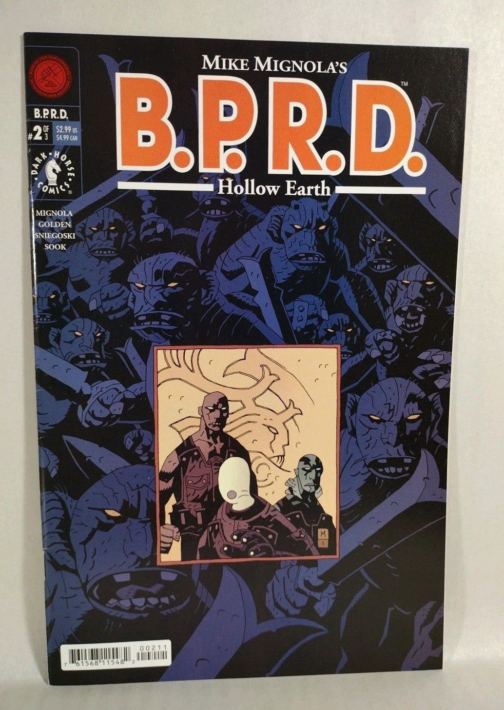BPRD Hollow Earth (2002) Complete Dark Horse Mini-series #1 2 3 Mike Mignola