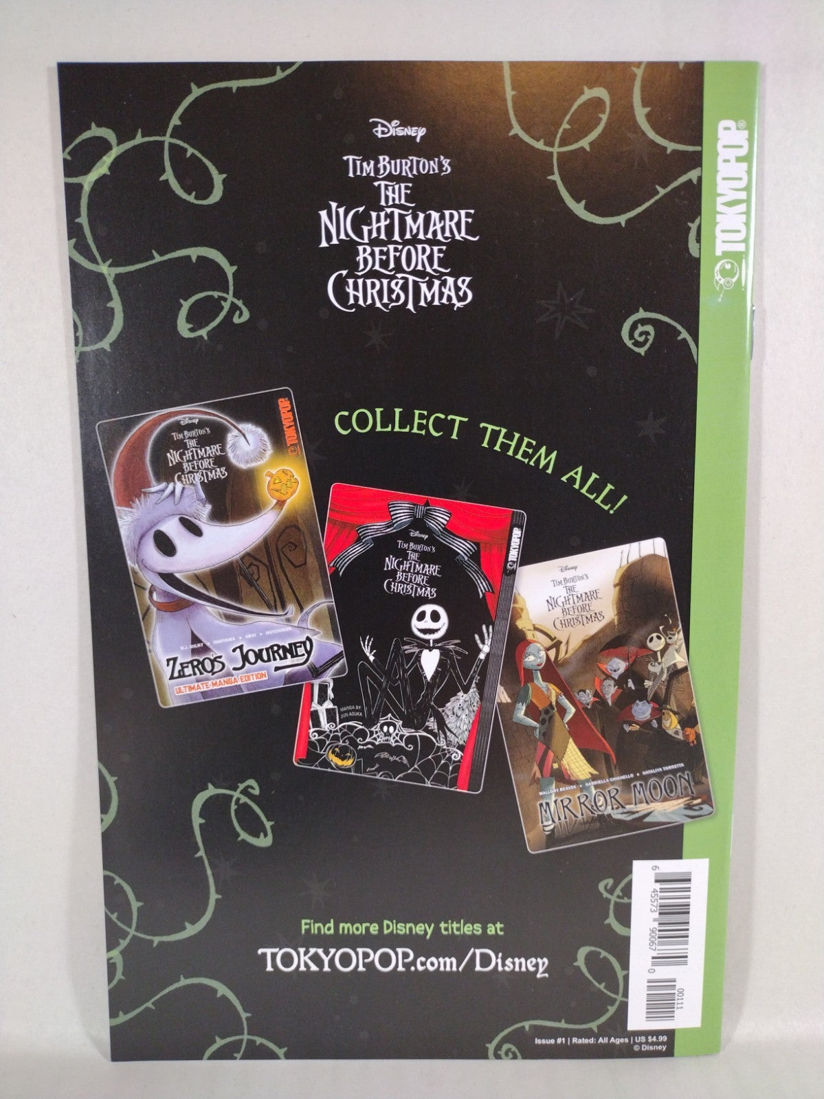Nightmare Before Christmas Battle For Pumpkin King #1 (2023) Tokyo Pop Cover A
