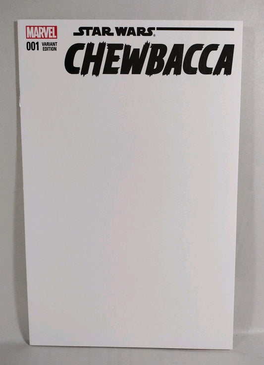 Star Wars Chewbacca #1 (2015) Marvel Blank Sketch Variant Cover Comic New NM