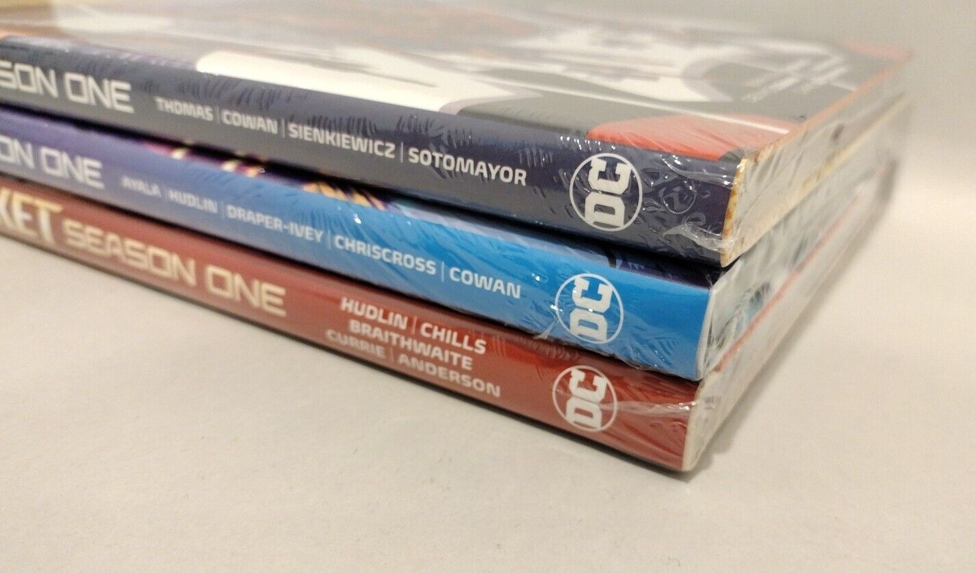 Dc Milestone Season 1 HC Set Of 3 Static Hardware Icon And Rocket New Sealed