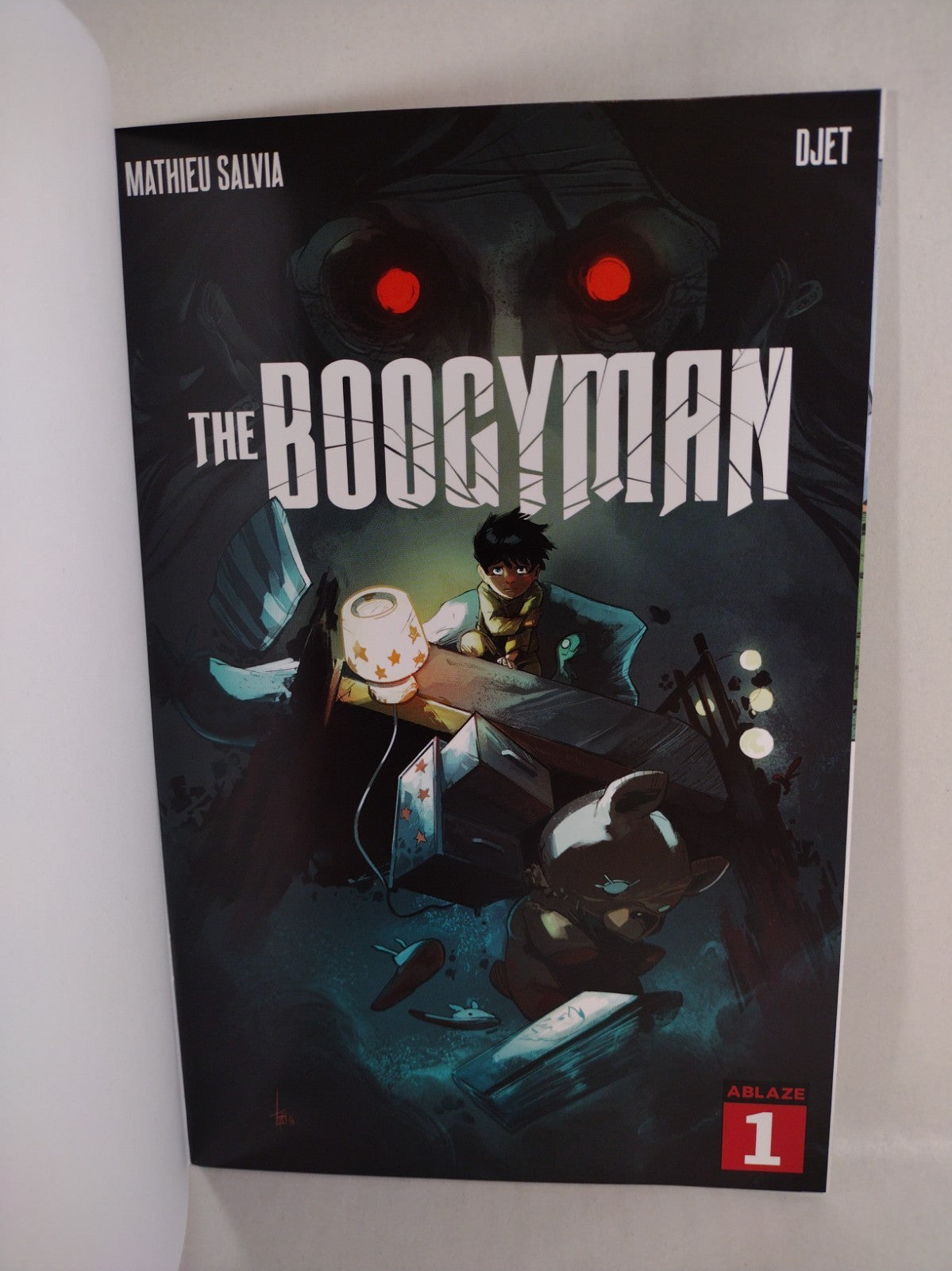 Boogyman #1 (2022) Ablaze Comic Blank Sketch Variant Glow In The Dark Cover NM